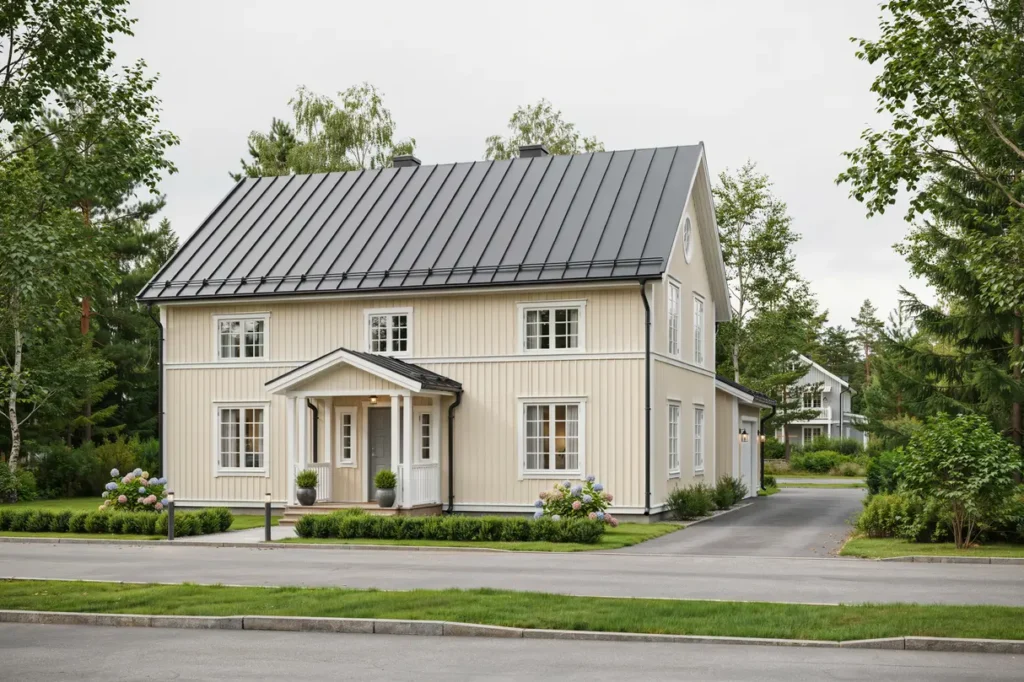l ggning av klicktak i pl t p villa i axelsberg h gersten